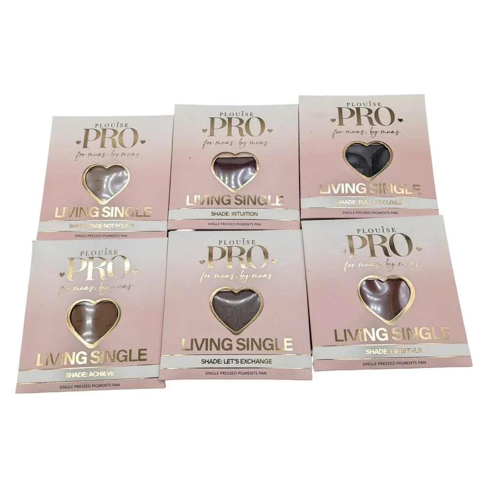 P Louise Pro Living Single Pressed Pigment Shadow Lot of 6 Intuition‎ Lifestyle